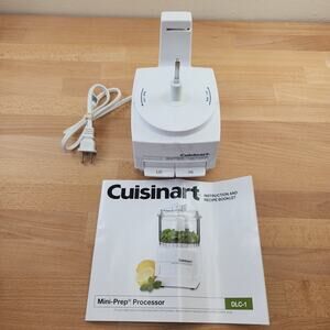 Cuisinart Mini Prep Food Processor Replacement Base 2 Speed & Manual DLC-1